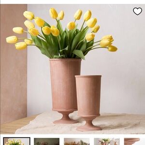 2 pottery barn medium denslow vase